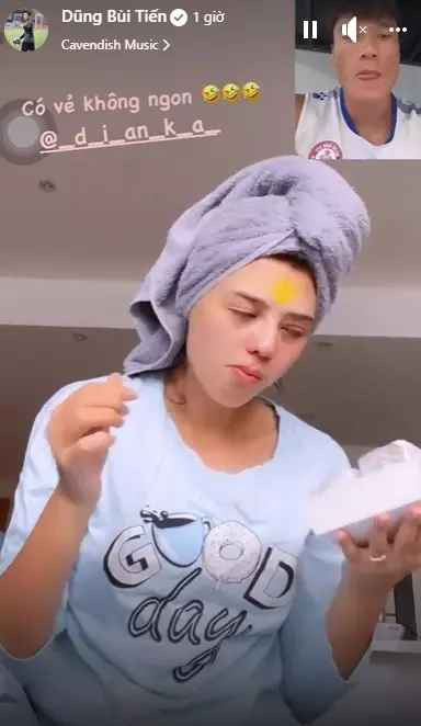 Chàng thủ thành bóc phốt vợ kỹ tính, kiểm tra đồ ăn cẩn thận rồi mới dùng.