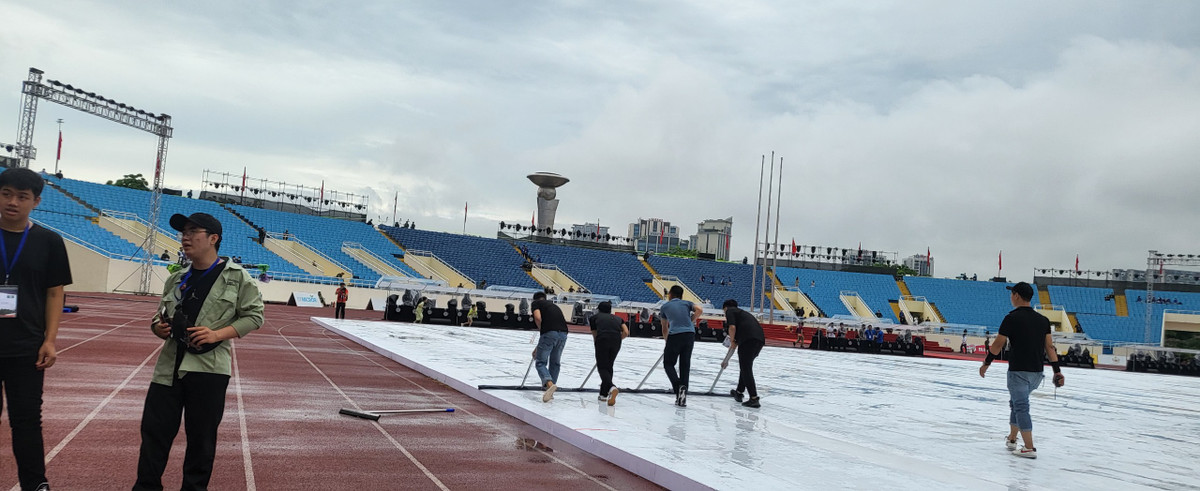Mọi công tác chuẩn bị được gấp rút diễn ra để có một Lễ khai mạc SEA Games 31 thành công nhất.