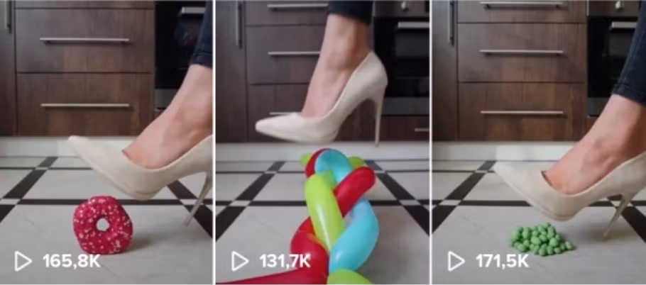 Rất nhiều thứ đã bị tàn phá dưới đôi chân của chủ kênh TikToker trên.