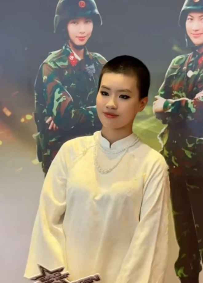 Pháo xuống tóc khi tham gia chương trình Sao Nhập Ngũ 2024.