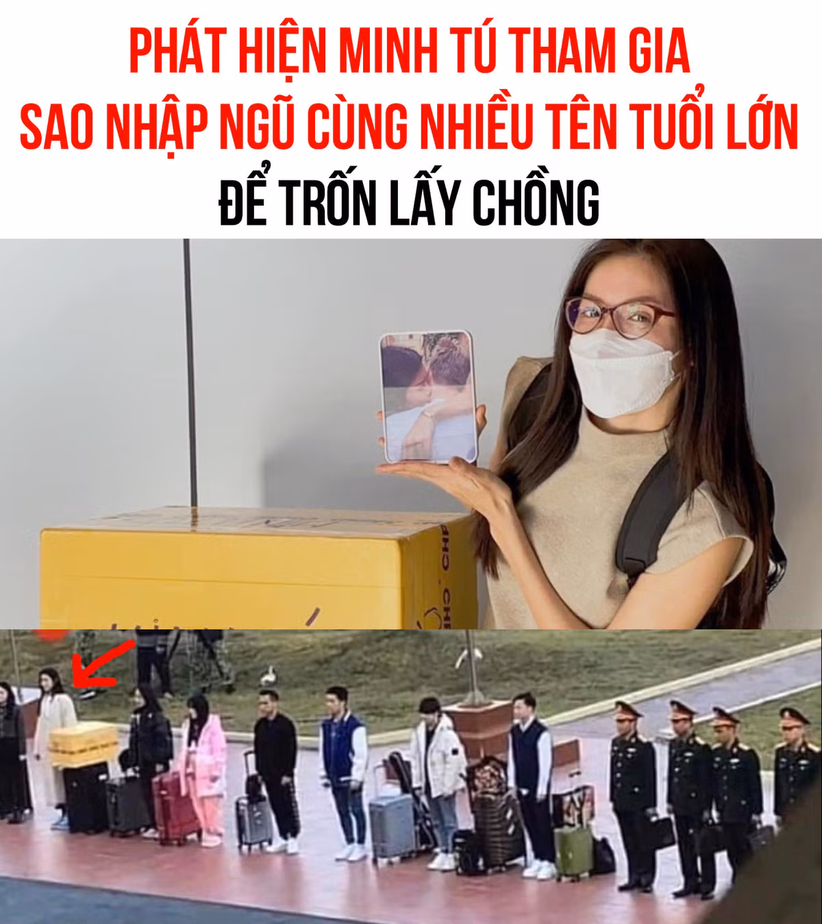 Thậm chí, nhiều fan của Minh Tú còn cho rằng cô nàng đi nhập ngũ để trốn lời hứa lấy chồng với tân Hoa hậu Hoà bình Thế giới - Thuỳ Tiên.