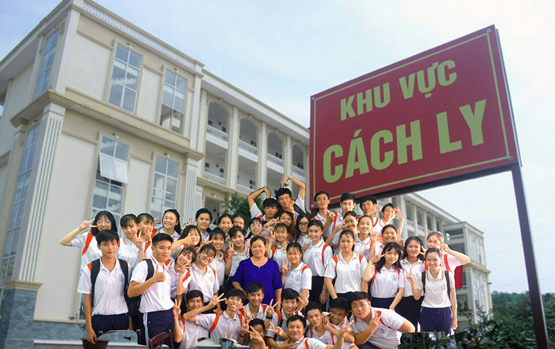 "Đi chu du khắp thế giới cùng nhau và nếu dại miệng có phải cách ly cả lớp cũng sát cánh nhé...", một nickname để lại dưới những bức ảnh chụp kỷ yếu theo dạng "vòng quanh thế giới".