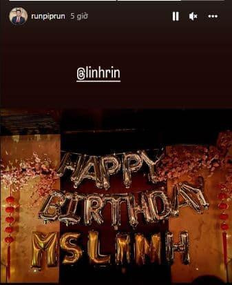 Mới nhất, CEO họ Nguyễn khoe không gian bữa tiệc sinh nhật dành cho hot girl Linh Rin.