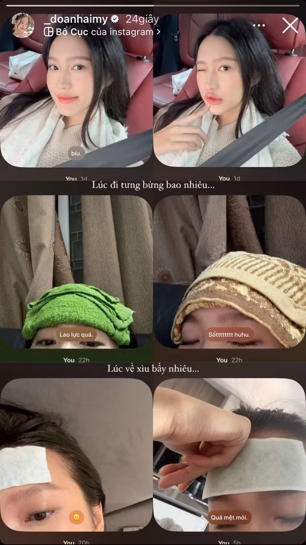 Mới đây, Doãn Hải My đã chia sẻ những hình ảnh về sức khỏe khiến nhiều người lo lắng.