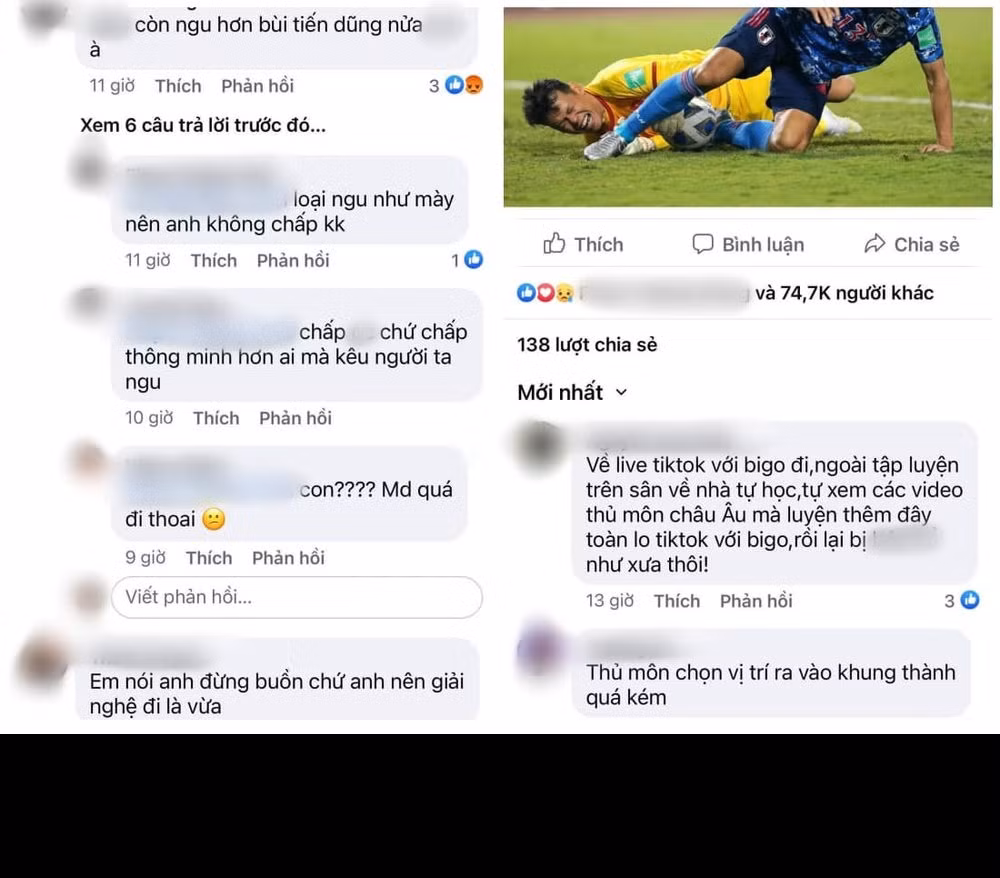 Một số dân mạng nhận định việc Tấn Trường thường xuyên livestream, quay video TikTok chính là nguyên nhân khiến bản thân xao nhãng, không tập trung tốt vào chuyên môn.