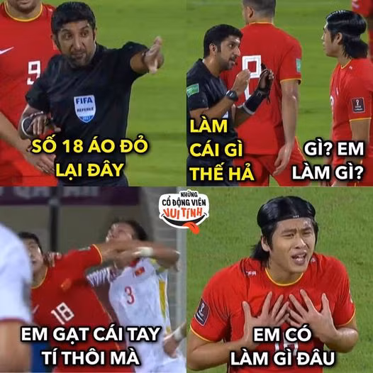 Pha chơi xấu của Zhang Yuning với Quế Ngọc Hải đã trở thành tâm điểm của những bức ảnh chế sau khi tình huống diễn ra.