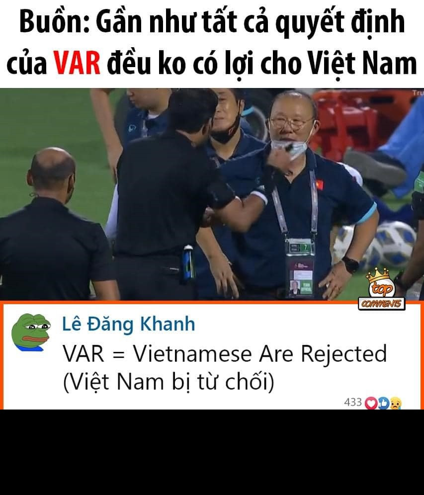 Khi fan Việt Nam dịch từ VAR...
