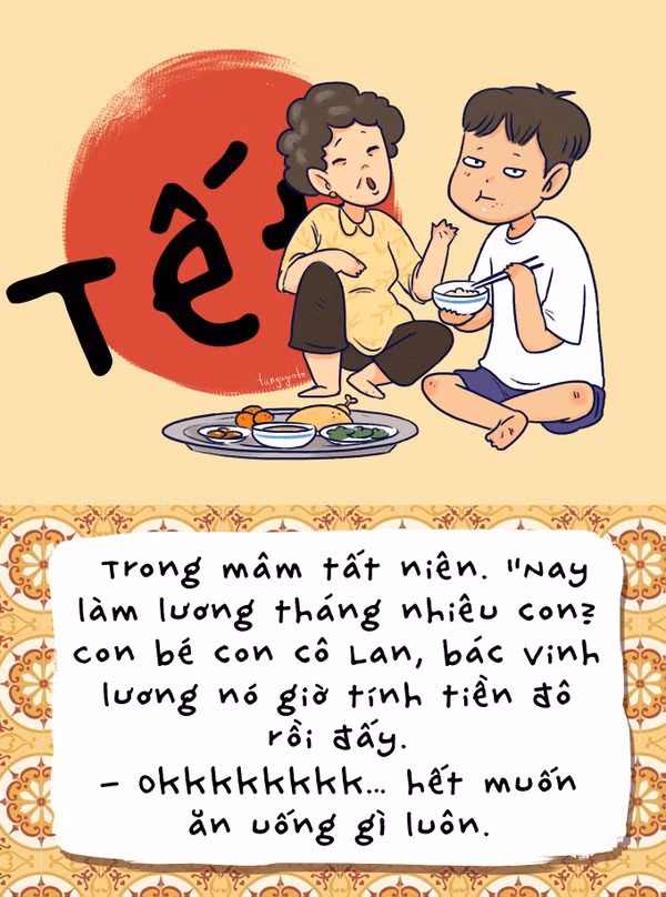 Sự so sánh trong mâm cơm cũng khiến bạn chạnh lòng thật sự.