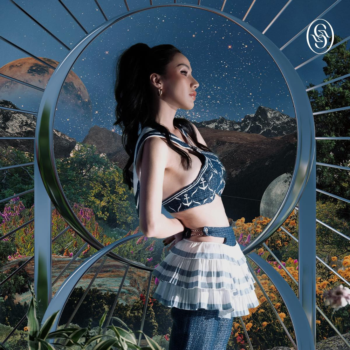 Gu thời trang ấn tượng của Gigi Hương Giang khiến cô nàng lúc nào cũng tạo được ấn tượng.