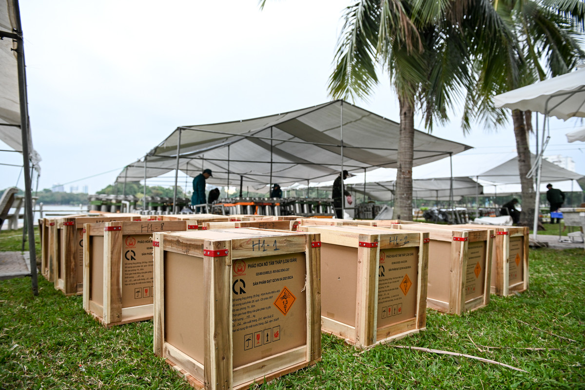 Đây là điểm bắn pháo hoa số 5 trong 31 điểm bắn tại Hà Nội phục vụ Nhân dân đón Tết Ất Tỵ 2025