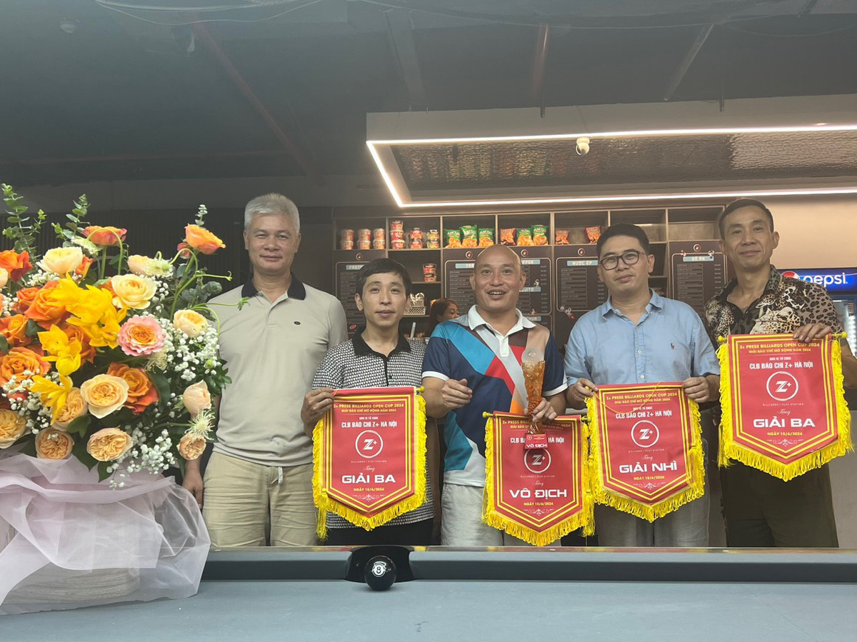 Giai Billiards Bao chi Z+ Ha Noi chao mung 99 nam BCCM Viet Nam-Hinh-3