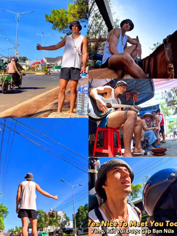 Trên hành trình xuyên Việt của mình, Bisko còn giúp đỡ rất nhiều người. Anh giúp người dân dựng nhà, quốc đất... nên đi đến đâu đều được người dân yêu quý và hỗ trợ hết lòng.