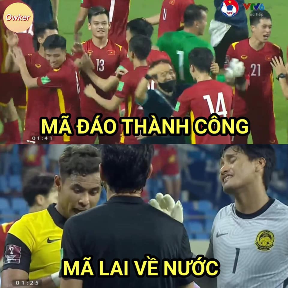 Mã đáo thành công nhưng Mã Lai thì sao trận thua đội tuyển Việt Nam thì phải về nước.