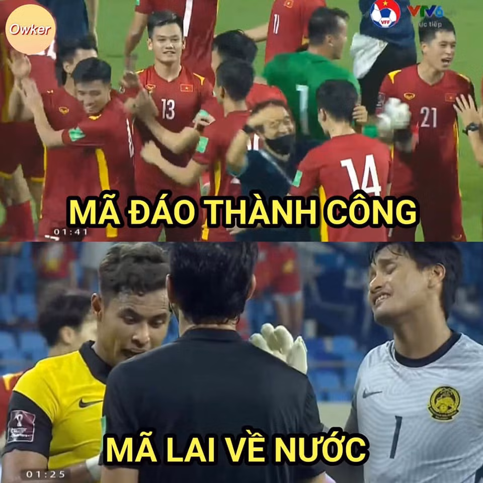 Mã đáo thành công nhưng Mã Lai thì sao trận thua đội tuyển Việt Nam thì phải về nước.