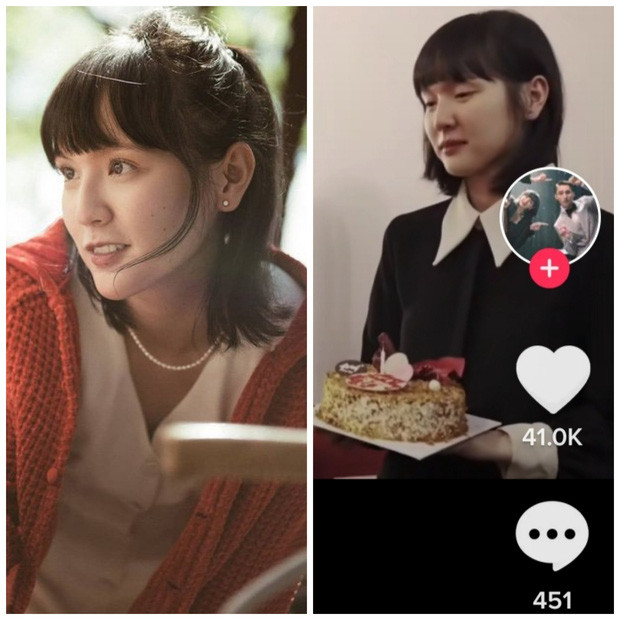 Khoảnh khắc Sơn Tùng M-TP và Hải Tú xuất hiện chung trong một khung hình đã gây ra nhiều tranh cãi trong cộng động TikTok.