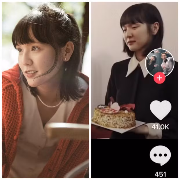 Khoảnh khắc Sơn Tùng M-TP và Hải Tú xuất hiện chung trong một khung hình đã gây ra nhiều tranh cãi trong cộng động TikTok.