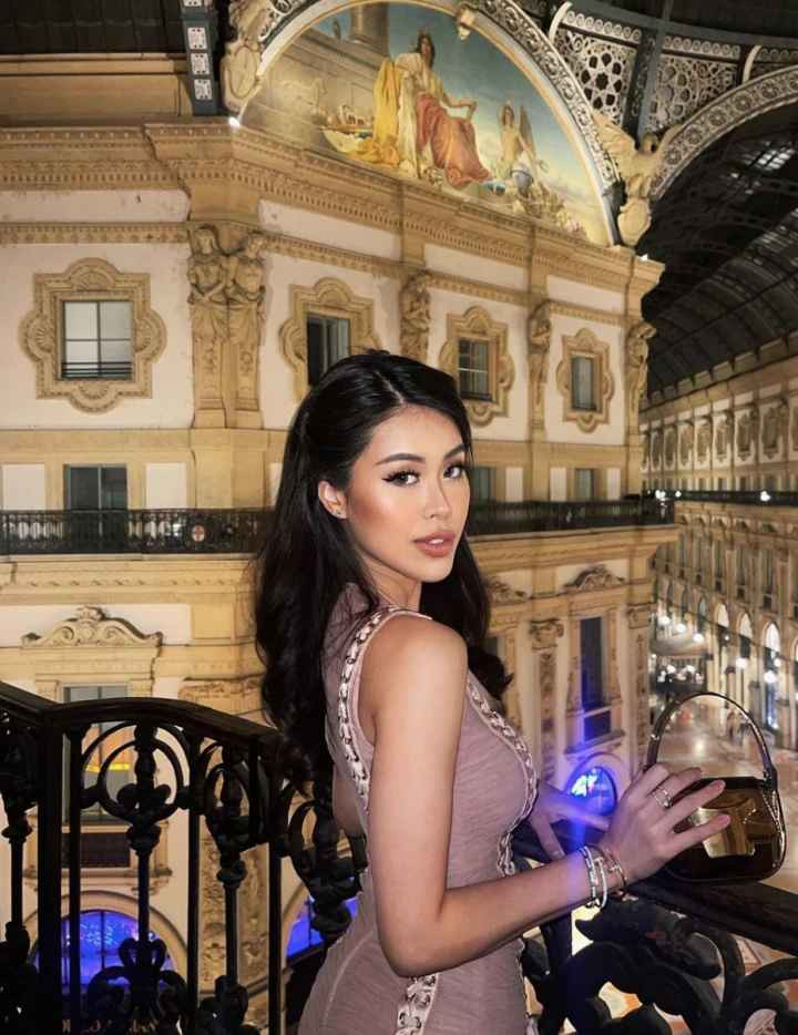 Tiên Nguyễn diện trang phục jean phối họa tiết da thú thời thượng.