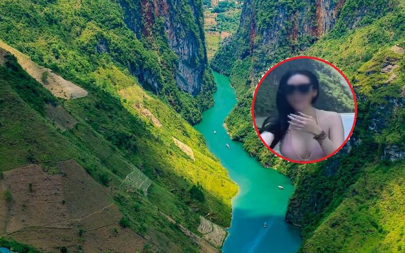 Đoạn clip khi được chia sẻ trong các hội nhóm du lịch đã gây nhiều tranh cãi. Nhiều người cho rằng việc ăn mặc như vậy là phản cảm, bởi đây không phải là du lịch biển.