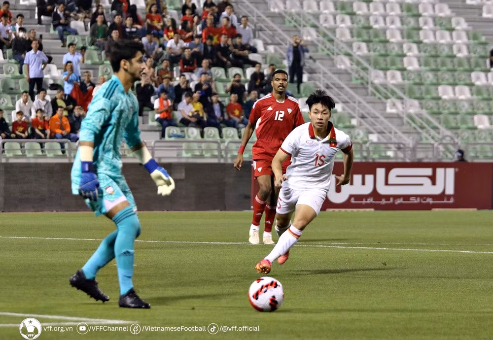 Thua U23 UAE, U23 Viet Nam co chi so 