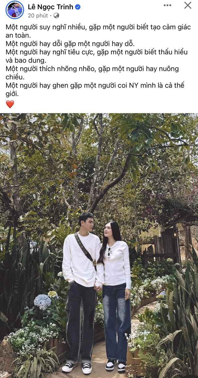 Sau khi trải qua nhiều biến cố trong chuyện tình cảm, ngay trước thềm năm mới 2024, diễn viên Ngọc Trinh đã chính thức công khai bạn trai mới.