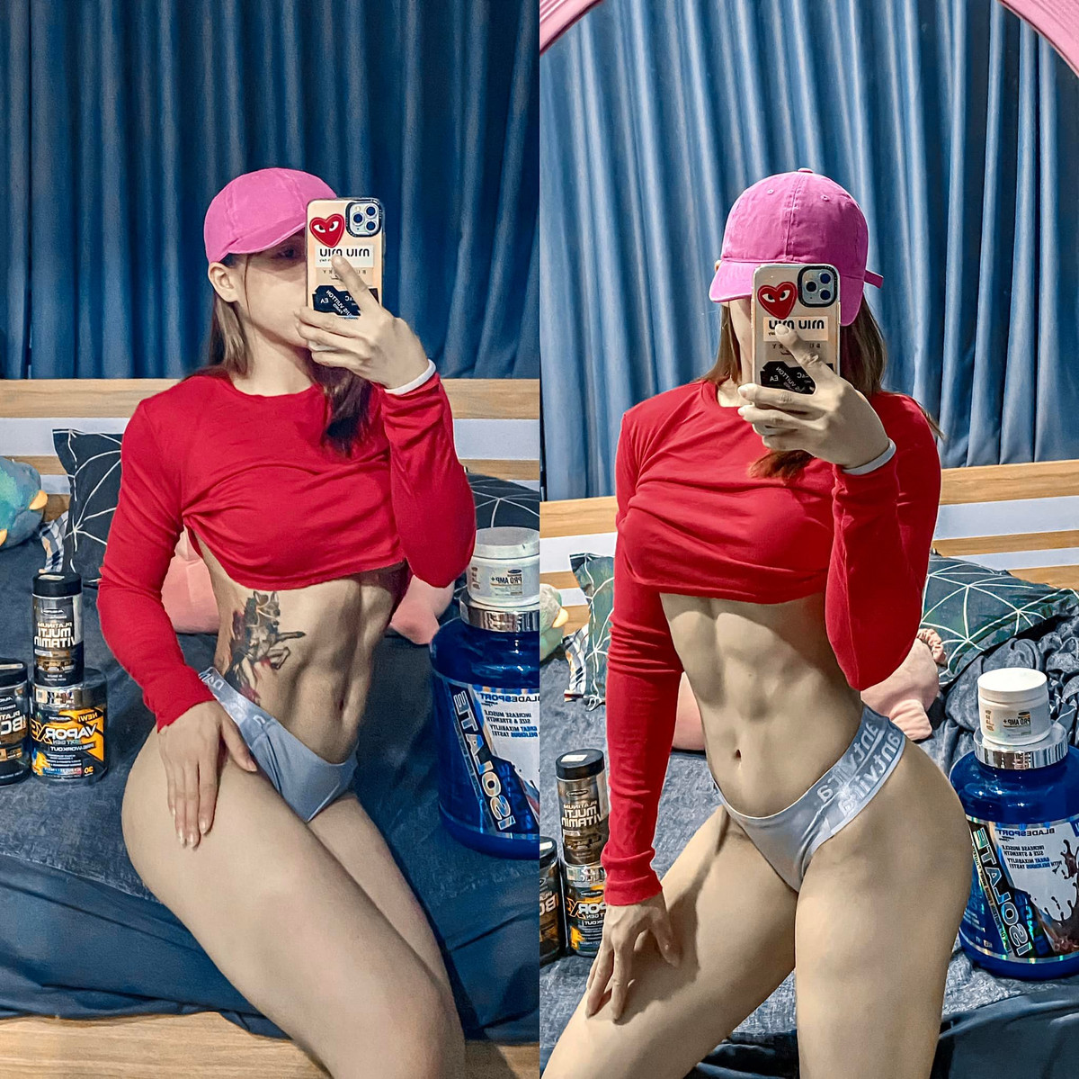 Nguyên Thi muốn hướng tới hình ảnh một cô gái có thân hình săn chắc, 3 vòng hoàn hảo, càng ít mỡ càng tốt. Cô muốn có cơ bắp phải cân đối, đẹp mà không bị thô.