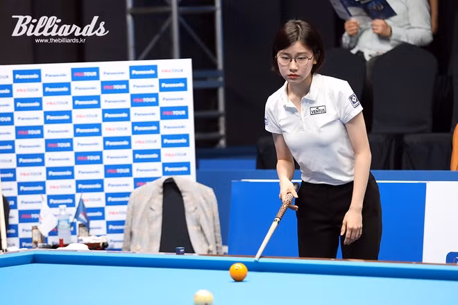 Ở tuổi 25, Lee Mi-rae được mệnh danh "thiên thần billiards Hàn Quốc".