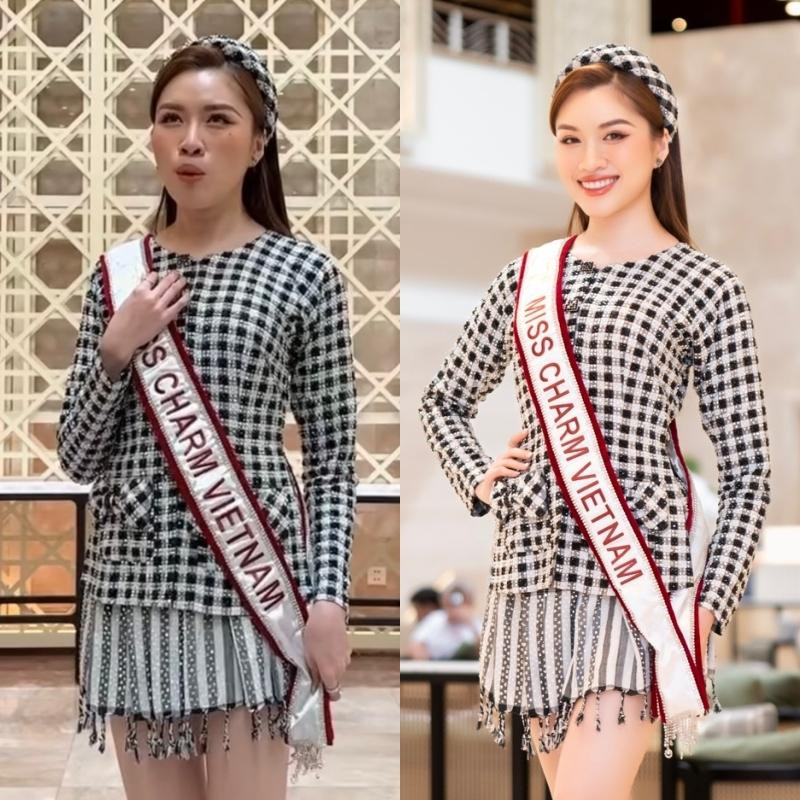 Bức ảnh so sánh trước và sau của Thanh Thanh Huyền.