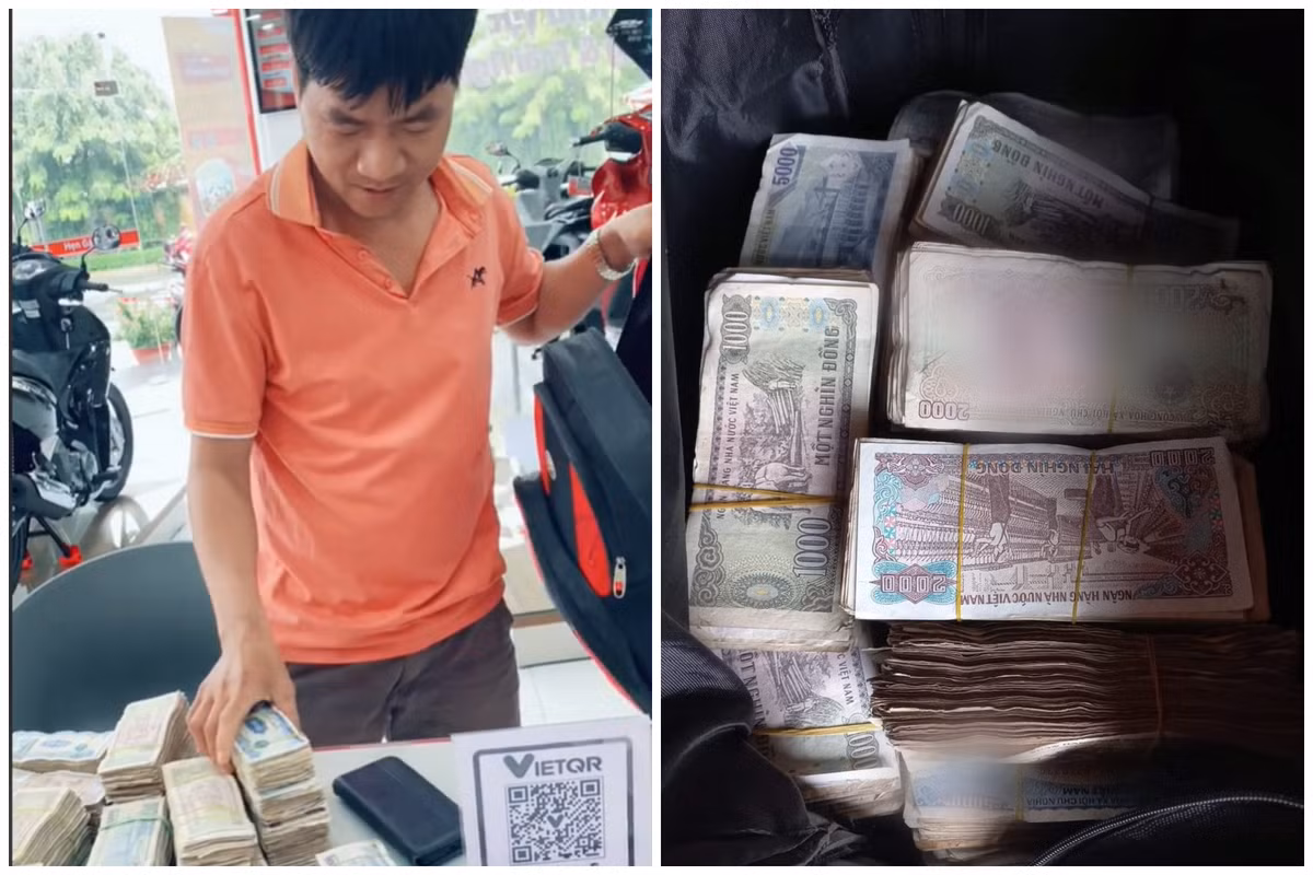 Theo tìm hiểu, chủ nhân của đoạn clip người đàn ông mang 11kg tiền lẻ vào cửa hàng mua xe máy cho vợ là anh Phan Văn Được (36 tuổi, ngụ quận 11, TPHCM).