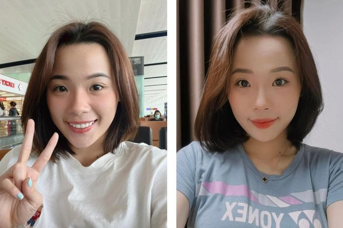 Dù không trang điểm cầu kỳ, điệu đà nhưng Thùy Linh vẫn ghi điểm với làn da khỏe đẹp. Đó là thành quả của quá trình rèn luyện thể thao.