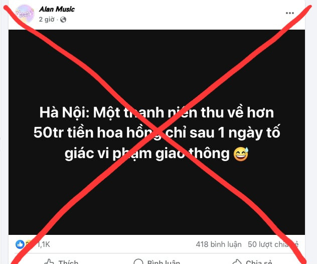 Đáng chú ý có đoạn trích: "Theo báo cáo, năm vừa qua, Phòng Cảnh sát giao thông duy trì thực hiện hiệu quả phong trào “Toàn dân tham gia phát hiện, cung cấp thông tin phản ánh các hành vi vi phạm trật tự an toàn giao thông”; qua đó xử lý 2.609 trường hợp vi phạm, phạt 2,7 tỷ đồng".