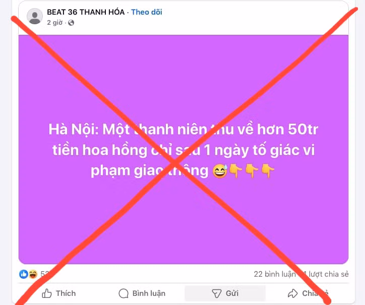 Chỉ trong thời gian ngắn khi thông tin này xuất hiện trên mạng, nó nhanh chóng được các Fanpage lan truyền. Nhiều người đã cho rằng đây là thông tin thật vì các Fanpage này dẫn nguồn từ báo chính thống là VTC News (thuộc Đài Tiếng nói Việt Nam - VOV).