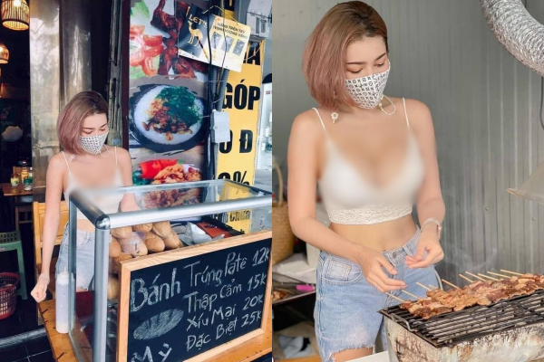 Mới đây, một quán bánh mì bỗng dưng được tìm kiếm chỉ bởi xuất hiện hình ảnh của hot girl bán bánh mì cực quyến rũ, nóng bỏng.
