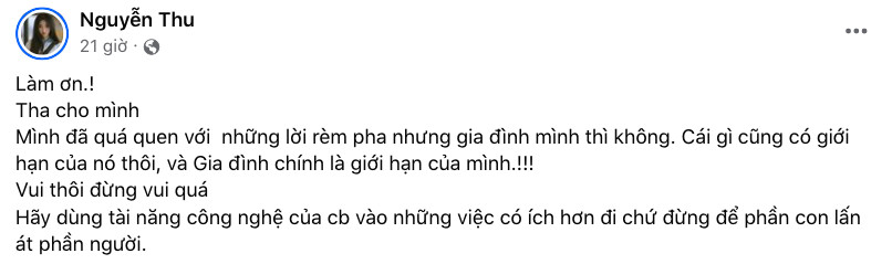 Tuy nhiên, mới đây hot girl phỏng vấn dạo Hoài Thu bỗng "sáng tên" trong một số group "chống tối cổ". Nguyên nhân xuất phát từ một clip tình cảm được cho là của cô và bạn trai.