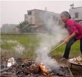 Gần đây, bà Tân Vlog nhận về nhiều tranh cãi trong một video nướng trứng đà điểu “khổng lồ”.