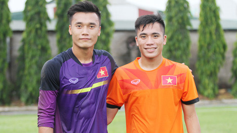 Bùi Tiến Dũng và Bùi Tiến Dụng từng nhiều lần góp mặt trong màu áo của các lứa trẻ Việt Nam.