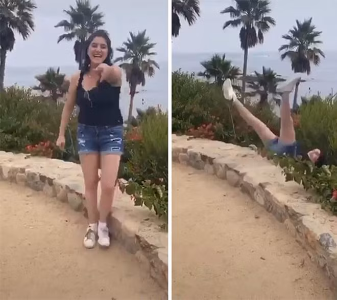 Ngay sau đó, nhóm bạn phải nhờ đến sự trợ giúp của ban quản lý khu du lịch để đưa bạn mình lên trên. Rất may cô gái không gặp vấn đề gì nghiêm trọng, chỉ xây xước nhẹ. Ảnh minh họa.