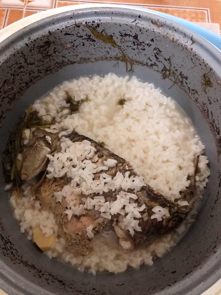 Bên cạnh đó, vì sự vô tâm mà không ít ông chồng nấu cháo cá nguyên con cho vợ bầu ăn dưỡng thai nhưng lại thành thảm họa nấu nướng vì quên đánh vẩy.