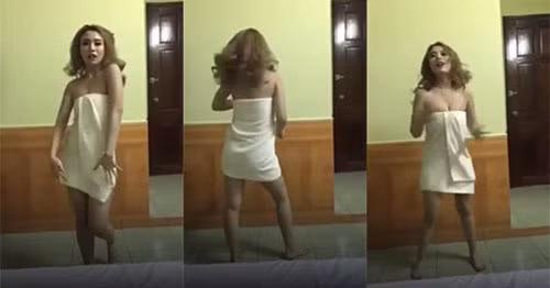 Theo tìm hiểu, clip quấn khăn tắm nhảy của Linh Miu xuất hiện từ tháng 11/2022 nhưng mãi gần đây mới được netizen đào lại và liên tục reup trên khắp các nền tảng.