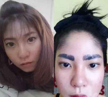 Ngoài bày tỏ đồng cảm với người phụ nữ này, số khác cũng show ra những lần xăm lông mày đi vào lòng đất của không ít trường hợp.