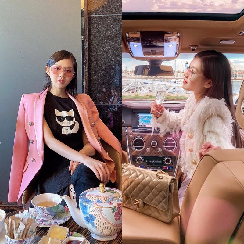 Ngoài ra, chỉ riêng danh sách túi hiệu của Tiểu Giang cũng đã trải dài từ Chanel, Hermes, Dior, Gucci…