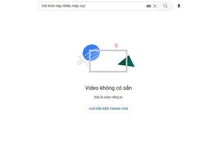 Lúc gần 22h, nhiều cư dân mạng phát hiện MV Trời hôm nay nhiều mây cực của Đen Vâu không còn tìm thấy trên YouTube.