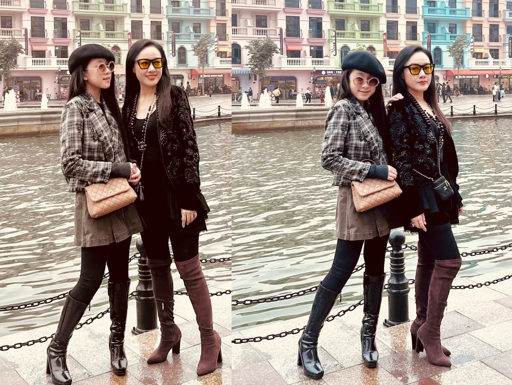 Con gái BTV Hoài Anh được nhận xét ngày càng xinh đẹp, thừa hưởng nhiều nét đẹp của mẹ.