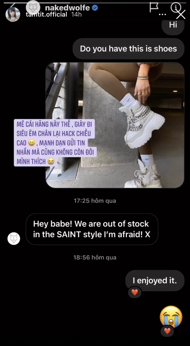 Mới đây, hot girl Tâm Tít lại rơi vào tình huống khá dở khóc dở cười khi đi mua hàng online.