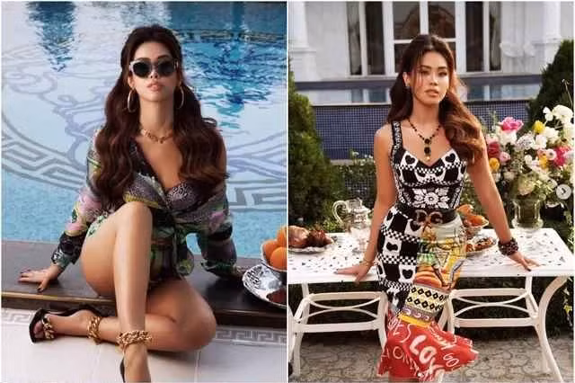 Mặc dù chiều cao không phải là lợi thế, nhưng Tiên Nguyễn lại có 3 vòng chuẩn chỉnh và làn da nâu nóng bỏng. Cộng hưởng cùng gout thẩm mỹ cao, cứ mỗi khi cô nàng thành viên hội con nhà giàu Việt này "lên đồ" là lại khiến cả mạng xã hội phải chao đảo vì quá đỗi tôn dáng, quyến rũ.