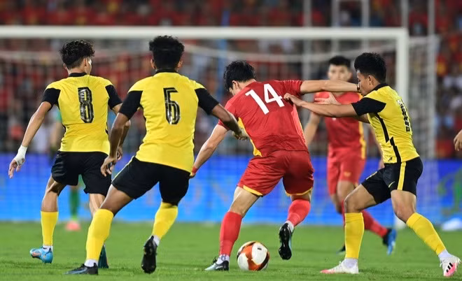 Vuot qua Malaysia, Tien Linh giup U23 Viet Nam thang tien chung ket-Hinh-9