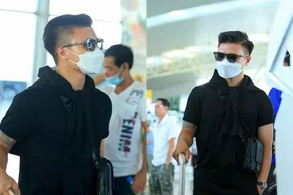 Sau khi hoàn tất thủ tục làm visa lao động, sáng 27/6, Quang Hải bắt đầu hành trình sang Pháp. Nam cầu thủ ra sân bay quốc tế Nội Bài từ lúc 7h.