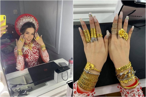 Theo tìm hiểu, cô dâu nhận của hồi môn siêu khủng trong đám cưới là Lê Thị Vân Anh (sinh năm 1999, quê Cà Mau). Vân Anh hiện làm công việc kinh doanh trà sữa tại Kiên Giang. Còn gia đình cô buôn bán vàng và đá quý.