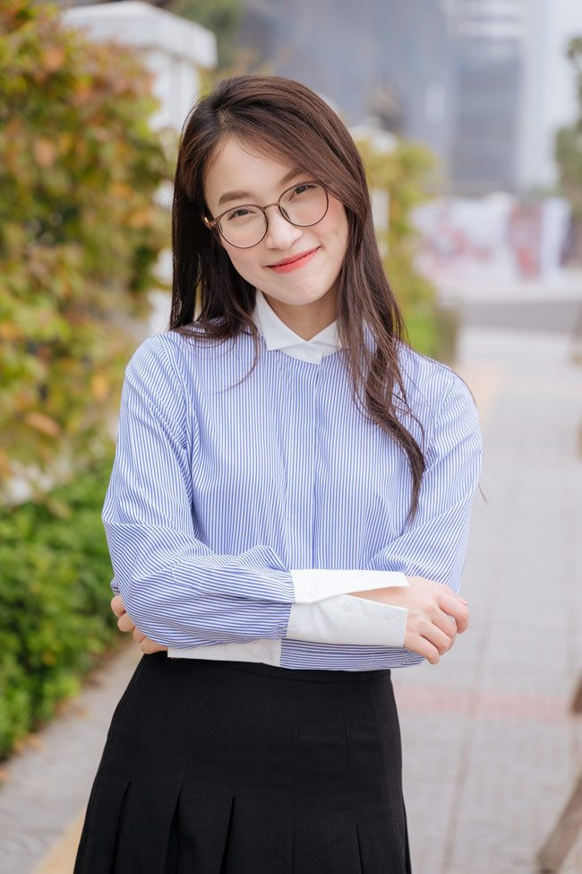 Ở tuổi 24, Khánh Vy ngày càng gây ấn tượng với nhan sắc xinh đẹp, trẻ trung.