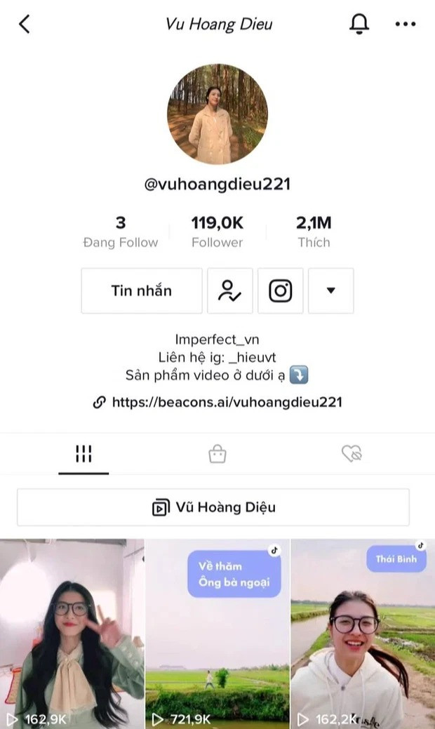 Đặc biệt, Diệu lại còn rất xinh xắn khi có gương mặt thanh tú và chiều cao vượt trội. Các đường nét đều hài hòa, kết hợp cùng làn da trắng tạo nên cô gái vừa xinh đẹp lại đáng yêu.