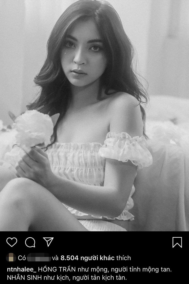 Cách đây ít ngày, Nhật Lê đăng trạng thái đầy ẩn ý: "Hồng trần như mộng, người tỉnh mộng tan. Nhân sinh như kịch, người tản kịch tàn".